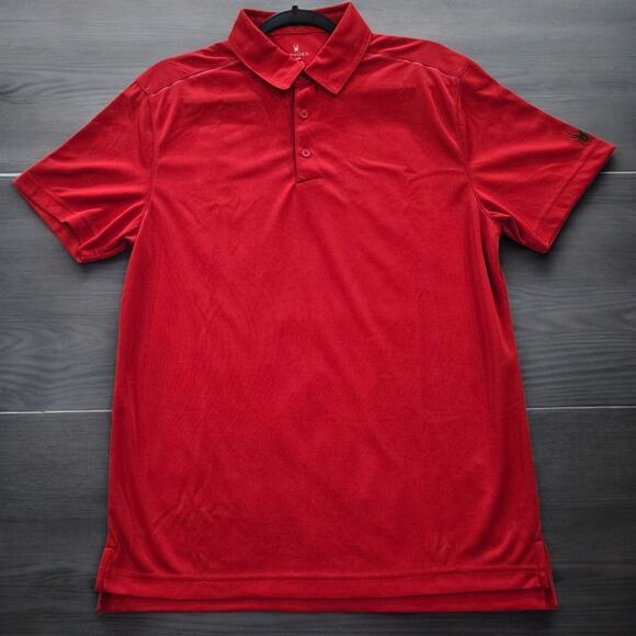Spyder Red Freestyle Polo Men's Medium Golf Outdoor Work Shirt (Nice with Flaws) - Picture 3 of 16